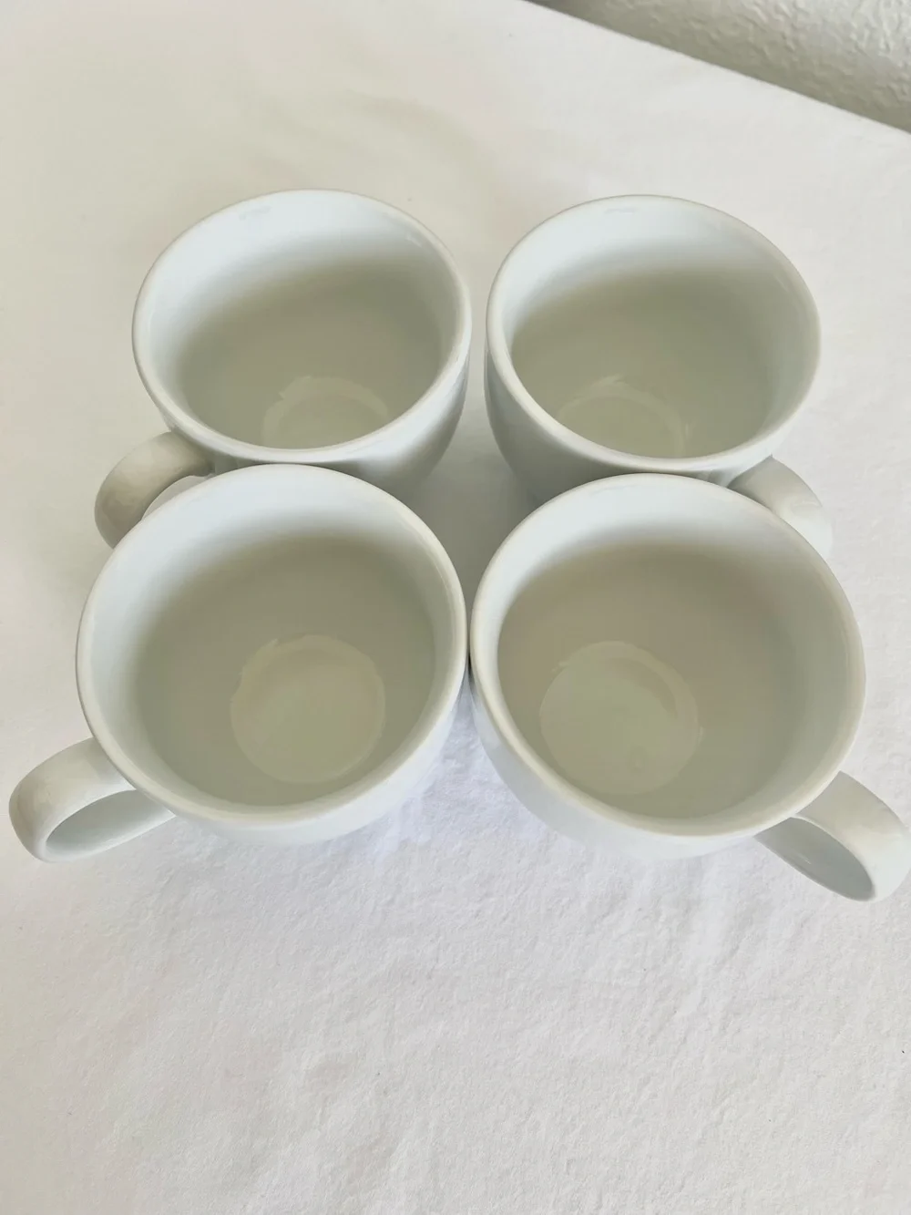 Pottery Barn Great White Cups/Saucers